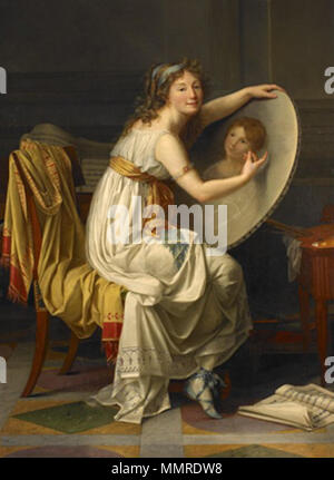 Rose Adélaïde Ducreux, Portrait de l'artiste, ca. 1799. Huile sur toile, Musée des beaux-arts, Rouen Banque D'Images