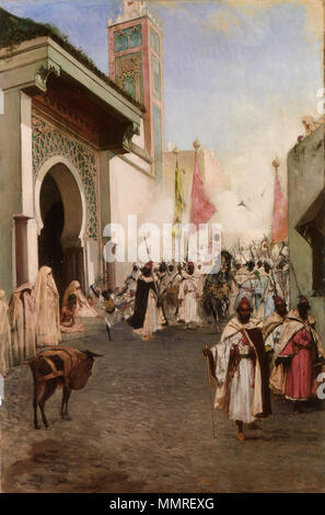 Anglais : L'entrée du Sultan Mehmet II à Constantinople : le vingt-neuf mai 1453. 19e siècle. Benjamin-Constant-Entrée de Mohammed II à Constantinople Banque D'Images