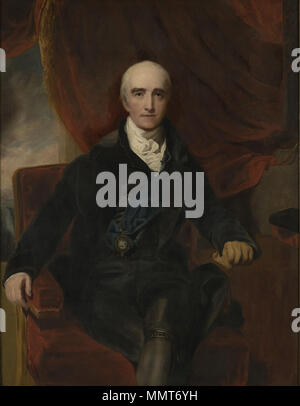 Portrait de Richard Colley Wellesley, 1er marquis de Wellesley, Gouverneur général de l'Inde 1798-1805 (1760-1842). Entre 1813 et 1830. Richard Wellesley Banque D'Images