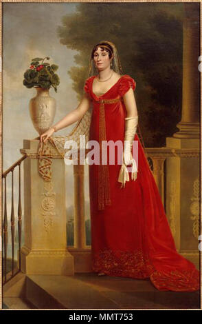 . Portrait d'Elisa Bonaparte . 1810. Portrait d'Elisa Bonaparte Banque D'Images