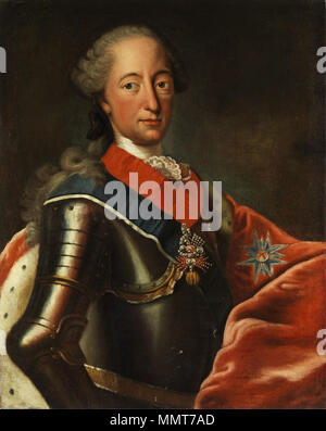 Portrait de Maximilien III Joseph, électeur de Bavière (1727-1777). 18e siècle. Atelier Desmarees Maximilien III de Bavière Banque D'Images
