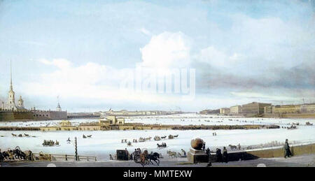 . La luge sur la Neva . 1854. Alexey Bogolyubov (1824-1896) Noms alternatifs ? ? ? ? ? ? ?  ? ? ? ? ? ? ? ? ? La peinture de paysage peintre russe Description Date de naissance/décès 16 mars 1824 (calendrier julien) au 27 octobre 1896 Lieu de naissance/décès Occidentale (village) lieu de travail Paris Saint-Pétersbourg, Moscou, Paris contrôle d'autorité : Q372277 : VIAF ?27880926 ISNI : ?0000 0000 8107 3543 ULAN : ?500080889 RCAC : ?n80046444 GND : ?11940723X Bogolubov WorldCat équitation sur Neva 1854 Banque D'Images