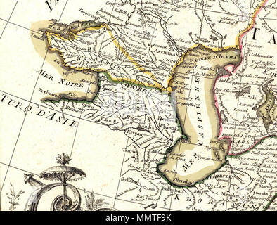 . Français : Carte de la Tartarie Independente qui comprend le Pays des Calmuks, celui des Usbeks, et le Turkestan, avec leurs dépendances, projettee et assujettie aux observations célestes, par M. Bonne, hydrographe du roi. A Paris, chez Lattre, rue S. Jacq. Arrivet inv. Sculptures &. (1791) . 1791. Rigobert Bonne (1727-1794) cartographe français Description Date de naissance/décès 6 Octobre 1727 1795 Lieu de naissance/décès Raucourt (Ardennes) lieu de travail Paris Paris contrôle d'autorité : Q721492 : VIAF ?39418086 ISNI : ?0000 0001 1624 6476 ULAN : ?500129572 RCAC : ?n80069052 NLA : ?36405581 WorldCa Banque D'Images