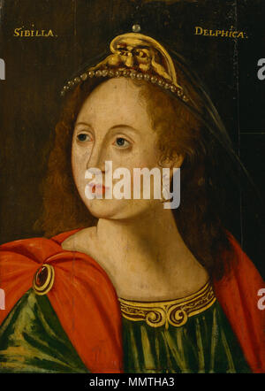 Sibylle Delphique. avant 1626. British School - Sibylle Delphique - Google Art Project Banque D'Images