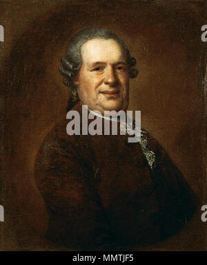 Portrait of a gentleman. seconde moitié du 18ème siècle. Alessandro Longhi - Portrait de gentilhomme - WGA13393 Banque D'Images