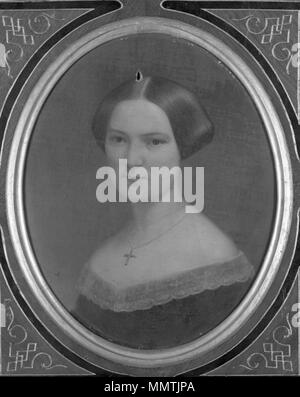 Mme Alexander (Sarah Giraud) Subvention. circa 1858. Le Musée de Brooklyn - Mme Alexander (Sarah Giraud) Grant - Junius Brutus Stearns - dans l'ensemble Banque D'Images