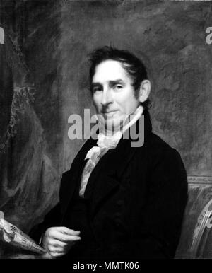 Portrait d'un homme. circa 1815. Le Musée de Brooklyn - Portrait d'un homme - Samuel Lovett Waldo - dans l'ensemble Banque D'Images
