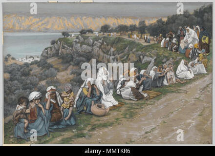 Le Musée de Brooklyn - les malades en attente de l'adoption de Jésus (les malades attendant le passage de Jésus) - James Tissot - dans l'ensemble Banque D'Images