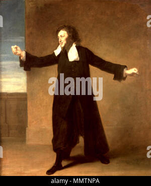 . L'acteur anglais Charles Macklin comme Shakespeare Shylock dans Le Marchand de Venise à Covent Garden, Londres, 1767-68 Charles Macklin que Shylock. vers 1767-1768. C macklin shylock Banque D'Images