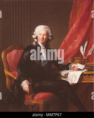 Portrait de Charles-Alexandre de Calonne (1734-1802). 1784. Calonne par lebrun Banque D'Images