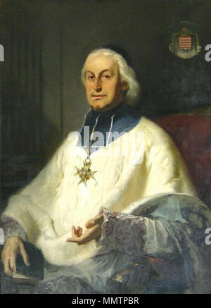 English : Mgr Hyacinthe Louis de Quélen (1778-1839), archevêque de Paris . 19e siècle. Hyacinthe Louis de Quelen Banque D'Images