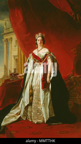 Anglais : La Reine Victoria (1819-1901) Nederlands : Victoria van het Verenigd Koninkrijk (1819-1901) . 1843. La reine Victoria 1843 Banque D'Images