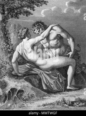 . Agostino Carracci (1557 - 1602), satyre et Nymphe . circa 1600. Agostino Carracci (1557-1602) Description L'Italien peintre, graveur et dessinateur Date de naissance/Décès 16 Août 1557 22 mars 1602 Lieu de naissance/décès Parme Bologne Rome lieu de travail (1581), Venise (1582), Milan (1583), Crémone (1585), Rome (1594), Bologne (1595), Parme (1597), Bologne (1600), Bologne (1583 - 1584), Parme (1586 - 1587), Venise (1588 - 1589) ; Bologne (1589 - 1594), Rome (1597 - 1600), Parme (1600 - 1602) le contrôle d'autorité : Q316269 : VIAF ?61617497 ISNI : ?0000 0001 2135 7445 ULAN : ?500115349 RCAC : ? Banque D'Images