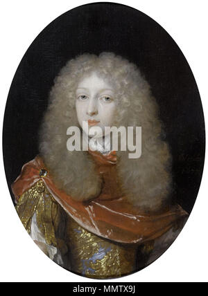 . Deutsch : Portrait Friedrich August von Sachsen-Eisenach () Portrait de Friedrich August von Sachsen-Eisenach. 1677. Portrait de Caspar Van Friedrich August von Sachsen-Eisenach 1677 Banque D'Images