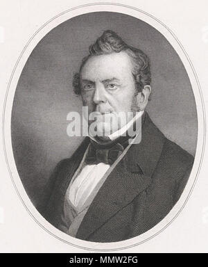 . Nederlands : Portret van Christiaan Kramm vervaardigd J.W. porte Kaiser en 1864 . 1864. Kaiser, Johann Wilhelm (1813-1900) Christiaan Kramm Banque D'Images