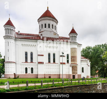 VILNIUS, LITUANIE - 20 juillet 2015 : l'Eglise orthodoxe russe de la Sainte Mère de Dieu, comme Cathédrale Orthodoxe de la Théotokos, Vilnius, Lituanie Banque D'Images