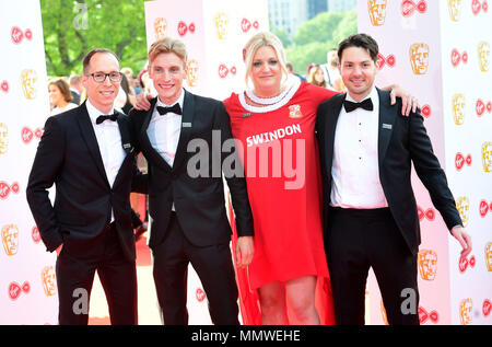 Charlie Cooper et Daisy Cooper peut assister à la Vierge PLAT British Academy Television Awards 2018 s'est tenue au Royal Festival Hall, Southbank Centre, Londres. Banque D'Images