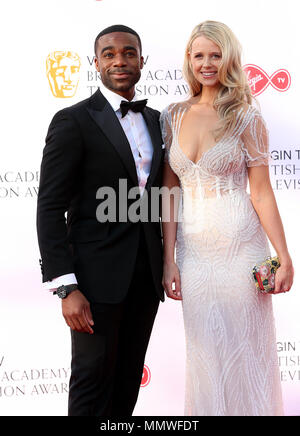 Ore Oduba et Portia Oduba assistant à la Vierge PLAT British Academy Television Awards 2018 s'est tenue au Royal Festival Hall, Southbank Centre, Londres. Banque D'Images