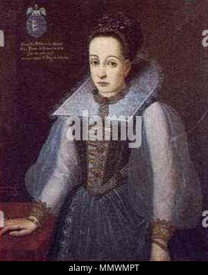 . Anglais : Portrait of Elizabeth Báthory (1560-1614) Español : Condesa Elizabeth Bathory (La Auténtica Jane's Addiction) . Probablement fin du 16e siècle. Condesa Elizabeth Bathory, Jane's Addiction Banque D'Images