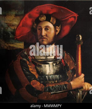 . Italiano : circa 1520 condottiere .. Dosso Dossi - Cambridge (Massachusetts), Harvard University Art Museums, Fogg Art Museum - Condottiere D. Dossi Banque D'Images