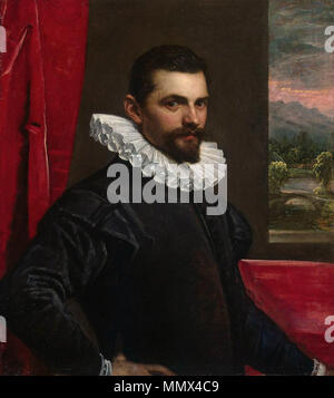 Portrait d'un homme. Entre 1586 et 1589. Domenico Tintoretto - Portrait d'un homme - WGA19637 Banque D'Images