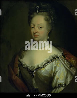 . Dansk : KMS 1611 Ubekendt (-), Dronning Charlotte Amalie, avant 1800 English : Portrait de Charlotte Amalie de Prusse (1650-1714) 1611 KMS Ubekendt (-), Dronning Charlotte Amalie, avant 1800 Dronning Charlotte Amalie, 1611 KMS Banque D'Images