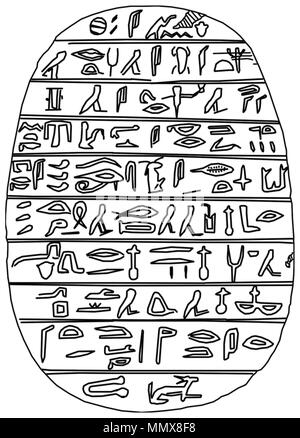 Anonyme 42,380 (égyptien). Scarabée de coeur 'Bak-en-Djehuti, 1186-718 av. des grauwackes, gris-vert.. Walters Art Museum (42,380) : acquis par Henry Walters, 1911. - Égyptien Scarabée de coeur Bak-en-Djehuti - Walters 42380 - Impression Banque D'Images