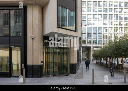 Un Aldermanbury Square, City of London, UK Banque D'Images