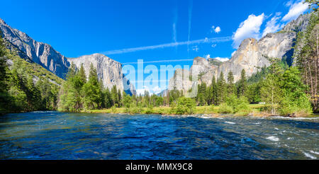 Vue sur la vallée, Yosemite National Park, California, USA Banque D'Images