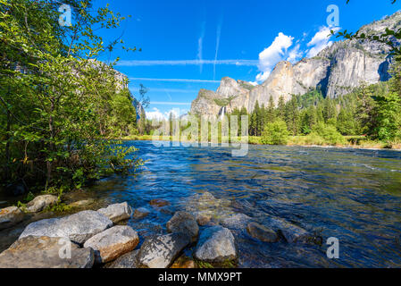 Vue sur la vallée, Yosemite National Park, California, USA Banque D'Images