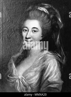 . Anglais : Portrait d'Elisa von der Recke par Ernst Gottlob . 1785. fichier : James Tite-live ; artwork : Ernst Gottlob Elisa von der Recke (Gottlob) Banque D'Images