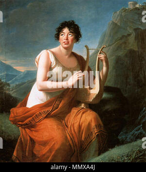 Elisabeth Vigée-Lebrun - Portrait de Madame de Staël, Corinne au Cap Misène - WGA25074 Banque D'Images