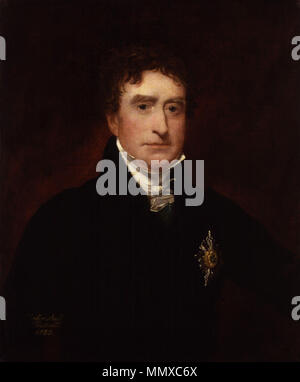 Portrait de Thomas Erskine, 1er baron Erskine. 1823. Thomas Erskine, 1er baron Erskine par Sir William Charles Ross Banque D'Images