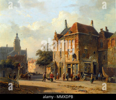 . Chiffres dans les rues d'une ville néerlandaise . avant 1898. Adrianus Eversen (1818-1897) Noms alternatifs Adriaan Eversen Description peintre et dessinateur Date de naissance/Décès 13 Janvier 1818 1 décembre 1897 Lieu de naissance/décès Amsterdam Delft période travail circa 1833-1897 lieu d'Amsterdam (....-1889), Rotterdam (1889-....), Harderwijk contrôle d'autorité : Q1840555 : VIAF ?95849020 ISNI : ?0000 0001 1690 5048 ULAN : ?500027116 RCAC : ?non ?1434738912011032249 GND : Adrianus Eversen WorldCat - Figures dans les rues d'une ville néerlandaise Banque D'Images