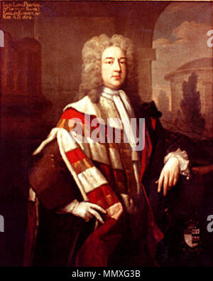 . Portrait de John Perceval, 1er comte d'Egmont (1683-1748) . Portrait contemporain. 1stEarlOfEgmont2 Banque D'Images