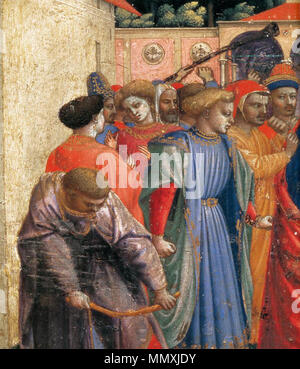 L'Annonciation (détail). Entre 1430 et 1432. Fra Angelico - l'Annonciation (détail) - WGA0458 Banque D'Images