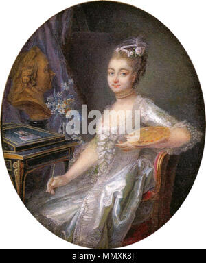 Autoportrait d'Adélaide Labille-Guiard Banque D'Images