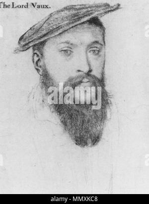 . Thomas Vaux, 2 Baron Vaux d'Harrowden (1510-1556) . c. 1535-40. Hans Holbein (1497/1498-1543) Noms alternatifs Hans Holbein der Jüngere Hans Holbein, peintre et dessinateur allemand Description Date de naissance/décès 1497 ou 1498 entre 7 octobre 1543 et 29 novembre 1543 Lieu de naissance/décès Augsburg Londres lieu de travail de Bâle (1515-1526), Lucerne (1515-1526), Venise (1515), Bologne (1515), Florence (1515), Rome (1515), Venise (1517-1518), Bologne (1517-1518), Florence (1517-1518), Rome (1517-1518), Londres (1526-1528), Bâle (1528-1532), Londres (1532-1543) pouvoir contr Banque D'Images