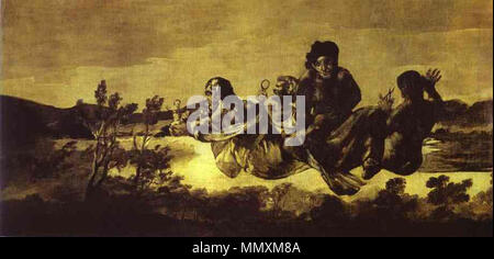 Atropos (les Parques). Entre 1821 et 1823. Francisco de Goya y Lucientes - Atropos (le destin) - WGA10101 Banque D'Images