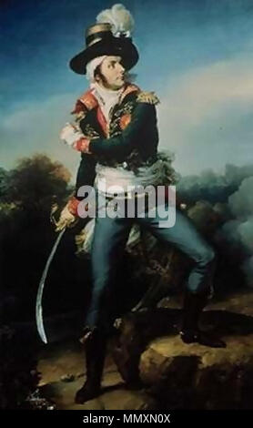 Anglais : François Athanase de Charette de la Contrie (1763-1796) Deutsch : François de Charette. Posthumes Ölgemälde von Guérin (1819). English : François-Athanase Charette de La Contrie. Polski : François Charette - przywódca buntu w Wandei.  ? ? ? : ? ? ? ? ? ? ? ? ? ? ? ? ?. Español : François de Charette. Lëtzebuergesch : François de Charette. 1816. FrancoisCharette01 Banque D'Images