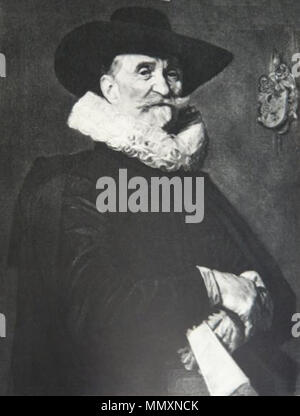 . Anglais : Portrait d'un homme âgé face à tort identifié comme Joseph Coymans dans Bode-Binder, 1914 Portrait d'un homme âgé. 1643. Frans Hals - portrait d'un homme âgé face vers la droite avec chapeau et ruff collar Banque D'Images