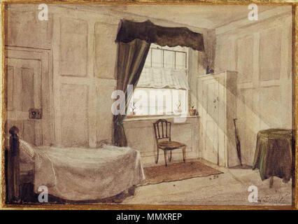 . Anglais : Frederic James Shields - William Blake la Atelier et Deathroom 1880 aquarelle sur papier 8 1/2 x 12 pouces . 16 juin 2013, 13:53:04. Frederic Shields (1833-1911) Noms alternatifs Frederic James Shields peintre et illustrateur Britannique Description Date de naissance/décès 14 Mars 1833 26 février 1911 Lieu de naissance/décès Hartlepool Surrey contrôle d'autorité : Q2224305 : VIAF ?72971813 ISNI : ?0000 0000 8393 7624 ULAN : ?500002221 RCAC : ?n88633389 GND : ?107023740X WorldCat c'est une fidèle reproduction photographique de deux dimensions, domaine public les travaux d'œuvre d'art. Banque D'Images