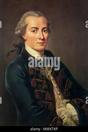 . Anglais : Portrait du philosophe allemand Friedrich Heinrich Jacobi (1743-1819), à tort identifié comme portrait d'Emmanuel Kant (1724-1804). Portrait de Friedrich Heinrich Jacobi. vers 1830. Friedrich Heinrich Jacobi portrait Banque D'Images