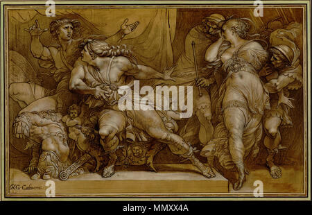 G Cadès Achille et Briséis Banque D'Images