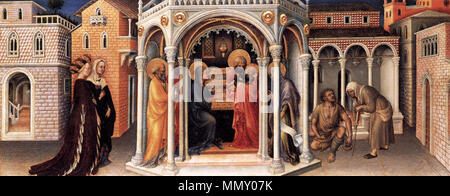 Présentation du Christ au Temple. 1423. Gentile Da Fabriano - Présentation du Christ au Temple - WGA08545 Banque D'Images