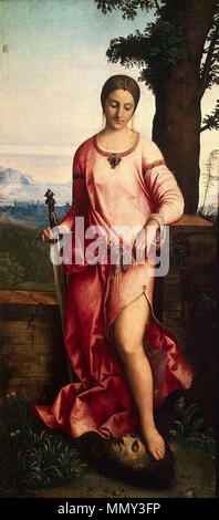 Judith avec la tête d'Holophernes. 1504. Giorgione, giuditta 01 Banque D'Images