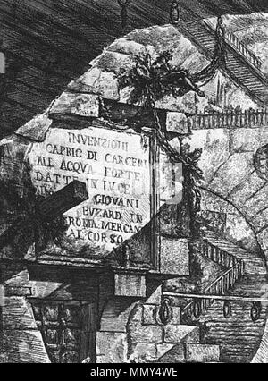 Carceri d'invenzione. Entre 1749 et 1750. Giovanni Battista Piranesi - Carceri d'INVENZIONE - WGA17843 Banque D'Images