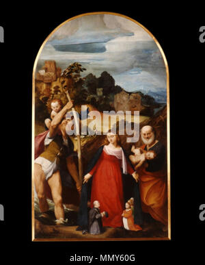 . Italiano : Il Pordenone - Madonna della Misericordia olio su tela anno : 1515-1516 Duomo di Pordenone . 14 janvier 2014, 13:12:58. Giovanni-antonio-de-sacchis-dit-il-ud-pala-della Misericordia--olio-su-tela-del-1515-16-duomo-di-pordenone Banque D'Images