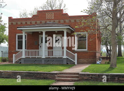 Denver, Colorado - le 6 mai 2018. 9e Rue Parc Historique à printemps. Maison de Golda Meir. Banque D'Images