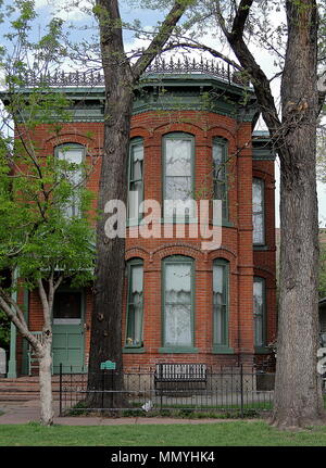 Denver, Colorado - le 6 mai 2018. 9e Rue Parc Historique à printemps. Banque D'Images